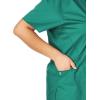 WonderWink Women’s Wonderwork Women’s Mock Wrap Scrub Top(Hunter)