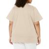 WonderWink Women’s Wonderwork Women’s Mock Wrap Scrub Top(Khaki)