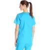 WonderWink Women’s Wonderwork Women’s Mock Wrap Scrub Top(Light Turquoise)