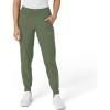 W123 Women’s Comfort Waist Cargo Jogger Scrub Pant(Olive)