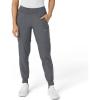 W123 Women’s Comfort Waist Cargo Jogger Scrub Pant(Pewter)