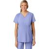 Wink Scrubs for Women, W123, Maternity V-Neck Tops with 5 Pockets(Ceil Blue)