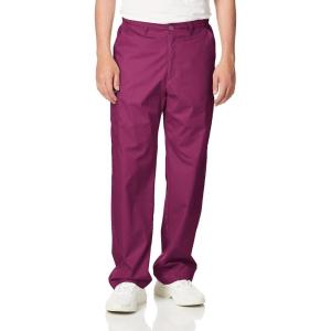 Wink WonderWORK Scrubs for Men, Cargo Scrub Pants(Wine)