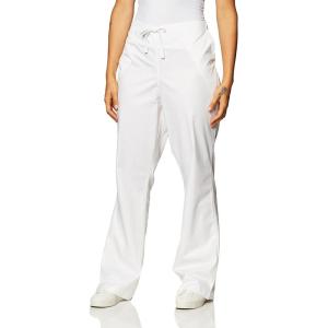Wink WonderWORK Scrubs for Women, Flare Leg Scrub Pants(White)