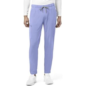 WonderWink Mens Renew Men’s Jogger Scrub Pant(Ceil)
