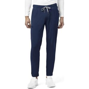 WonderWink Mens Renew Men’s Jogger Scrub Pant(Navy)