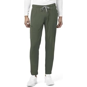 WonderWink Mens Renew Men’s Jogger Scrub Pant(Olive)