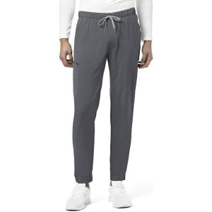 WonderWink Mens Renew Men’s Jogger Scrub Pant(Pewter)