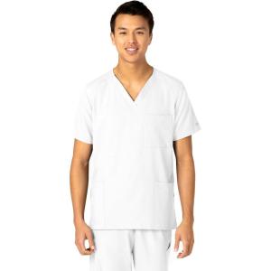 WonderWink Womens 4-Pocket Utility Top(White)