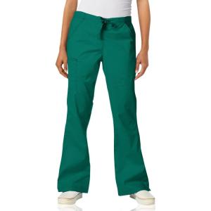 WonderWink Womens Grace Flare Leg Cargo PantMedical Scrubs Pants(Hunter)