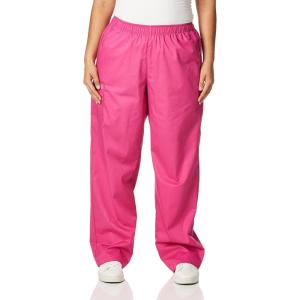 WonderWink Women’s Tall Wonderwork Women’s Pull-On Cargo Scrub Pant Tall(Fuchsia)