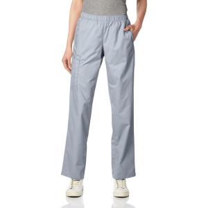 WonderWink Women’s Tall Wonderwork Women’s Pull-On Cargo Scrub Pant Tall(Grey)