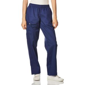 WonderWink Women’s Tall Wonderwork Women’s Pull-On Cargo Scrub Pant Tall(Navy)