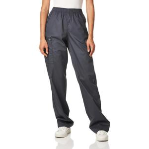 WonderWink Women’s Tall Wonderwork Women’s Pull-On Cargo Scrub Pant Tall(Pewter)