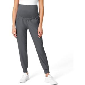 WonderWink Women’s W123 Maternity Jogger Scrub Pant(Pewter)