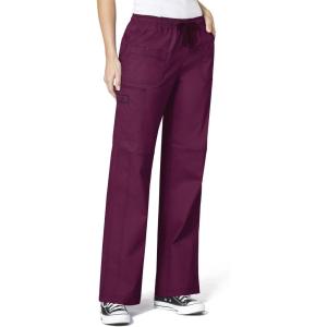WonderWink Women’s Wonderflex Faith Scrub Pant(Wine)