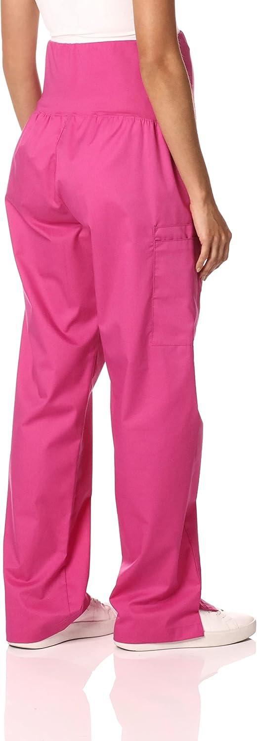 imageWink WonderWORK Scrubs for Maternity Cargo Scrub PantsFuchsia