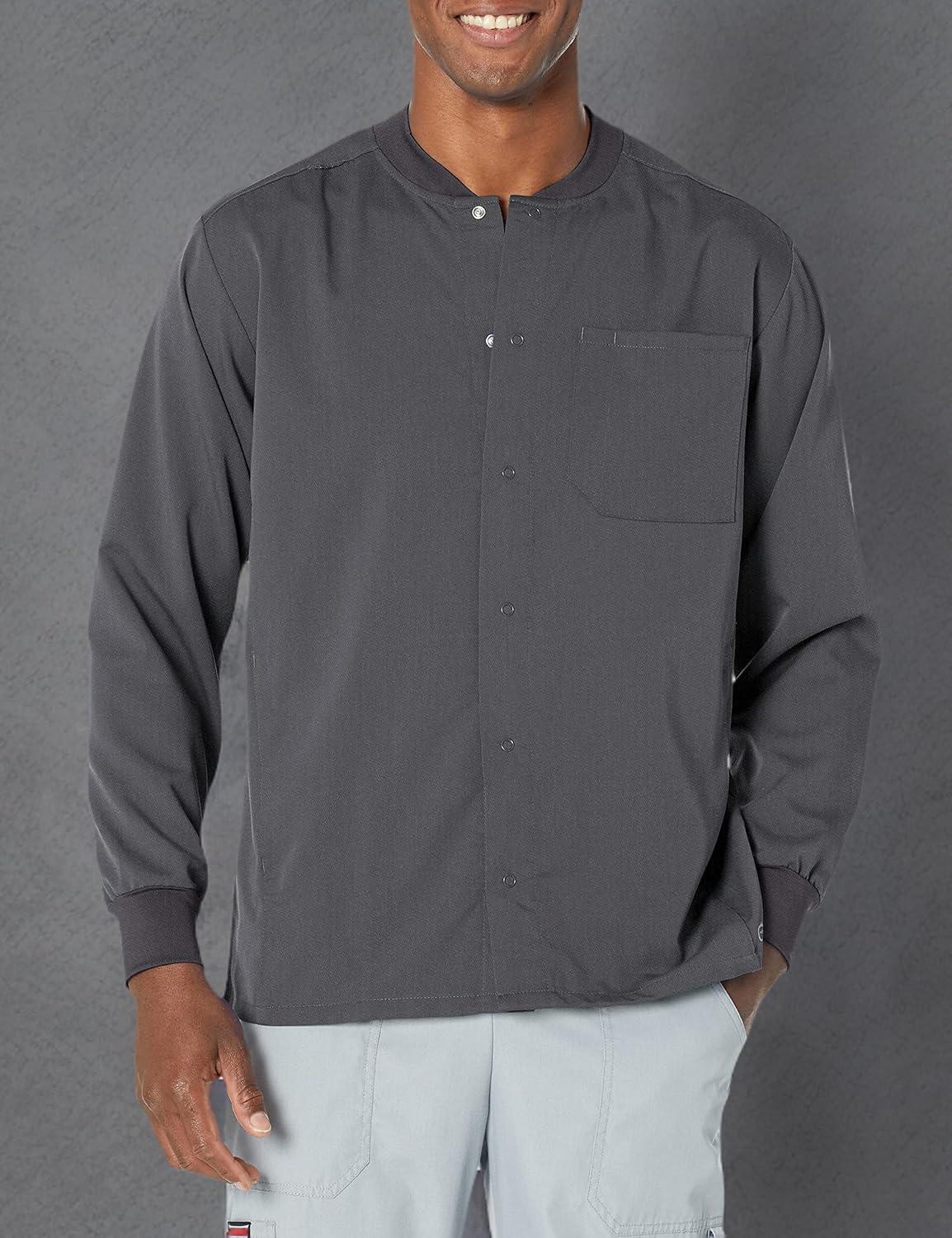 imageWonderWink Mens Warmup JacketPewter