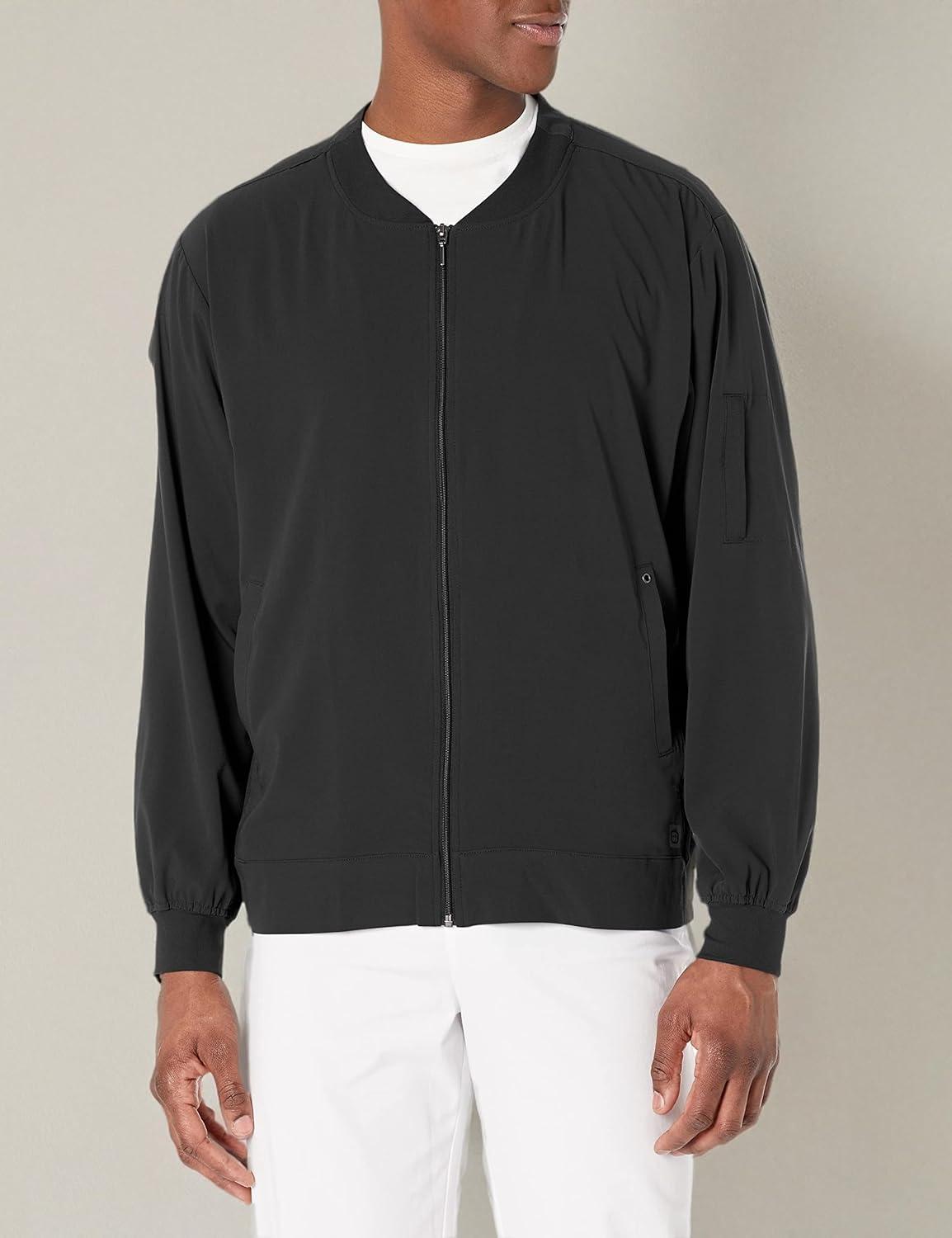 imageWonderWink Mens Zip Bomber JacketBlack