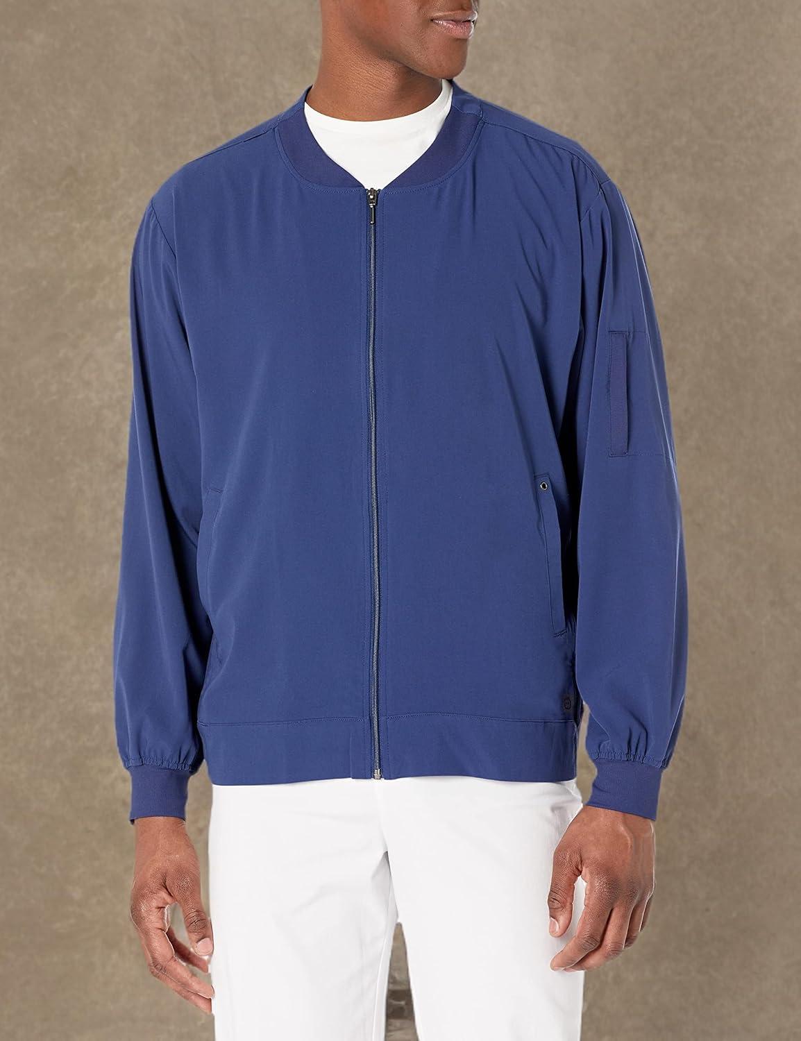 imageWonderWink Mens Zip Bomber JacketNavy
