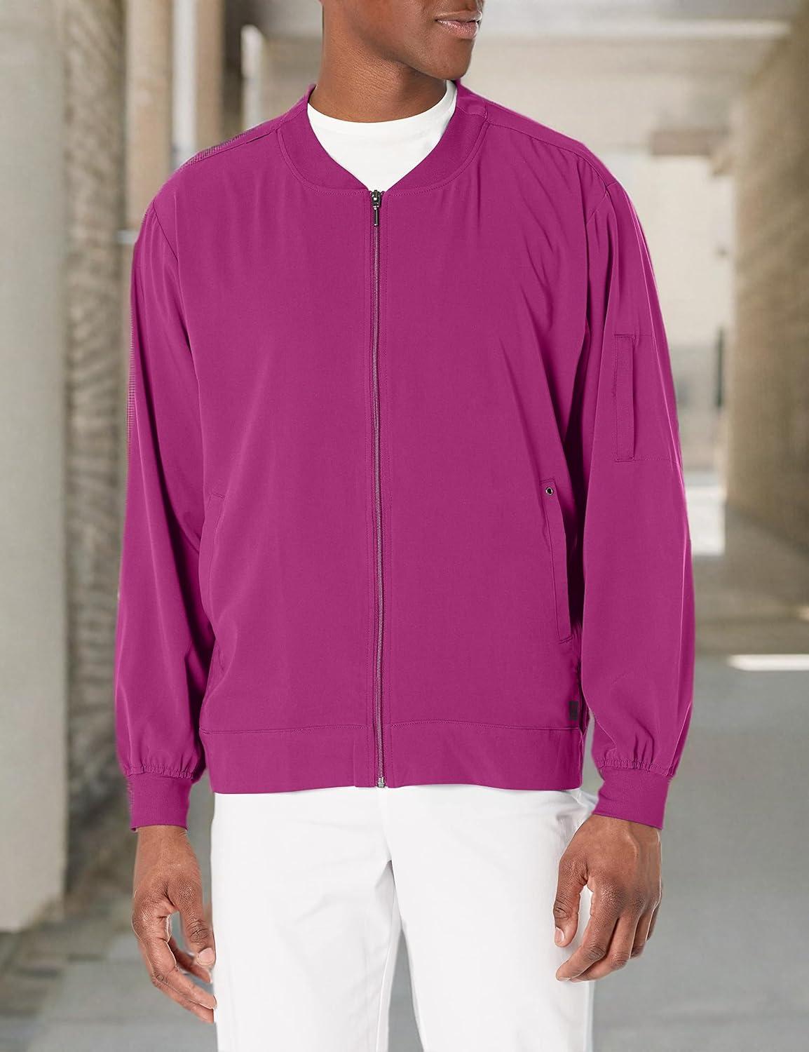 imageWonderWink Mens Zip Bomber JacketWine