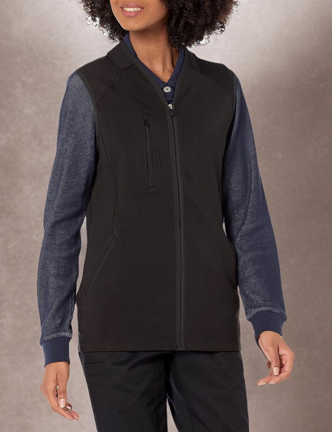imageWonderWink Womens Fleece Full Zip VestBlack