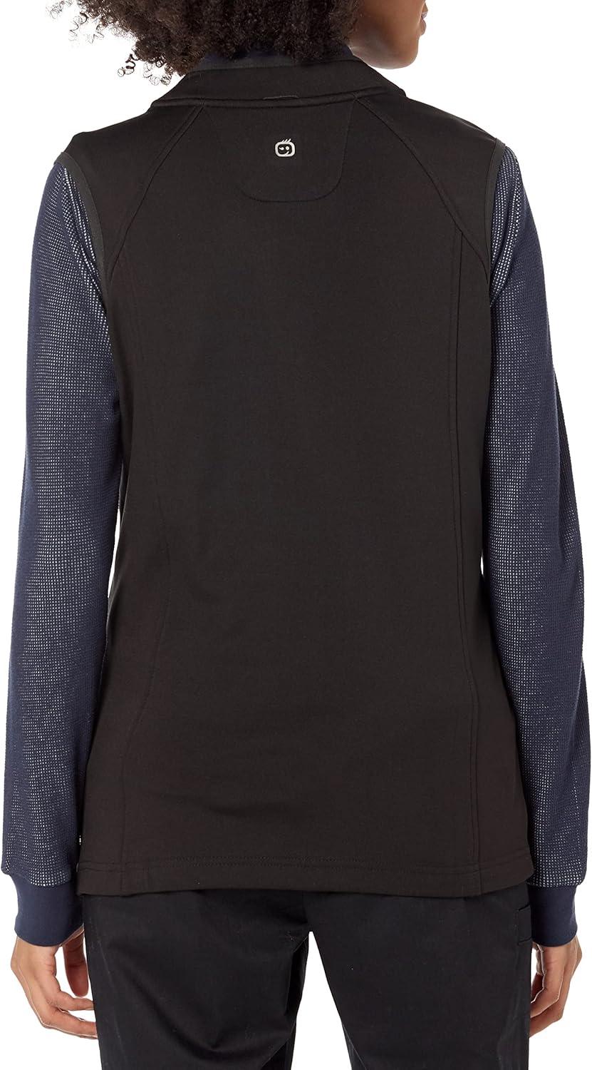 imageWonderWink Womens Fleece Full Zip VestBlack