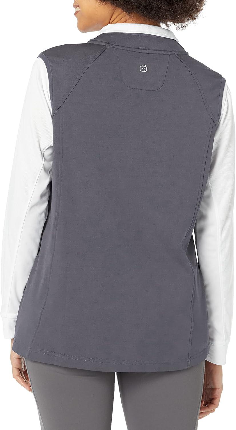 imageWonderWink Womens Fleece Full Zip VestPewter