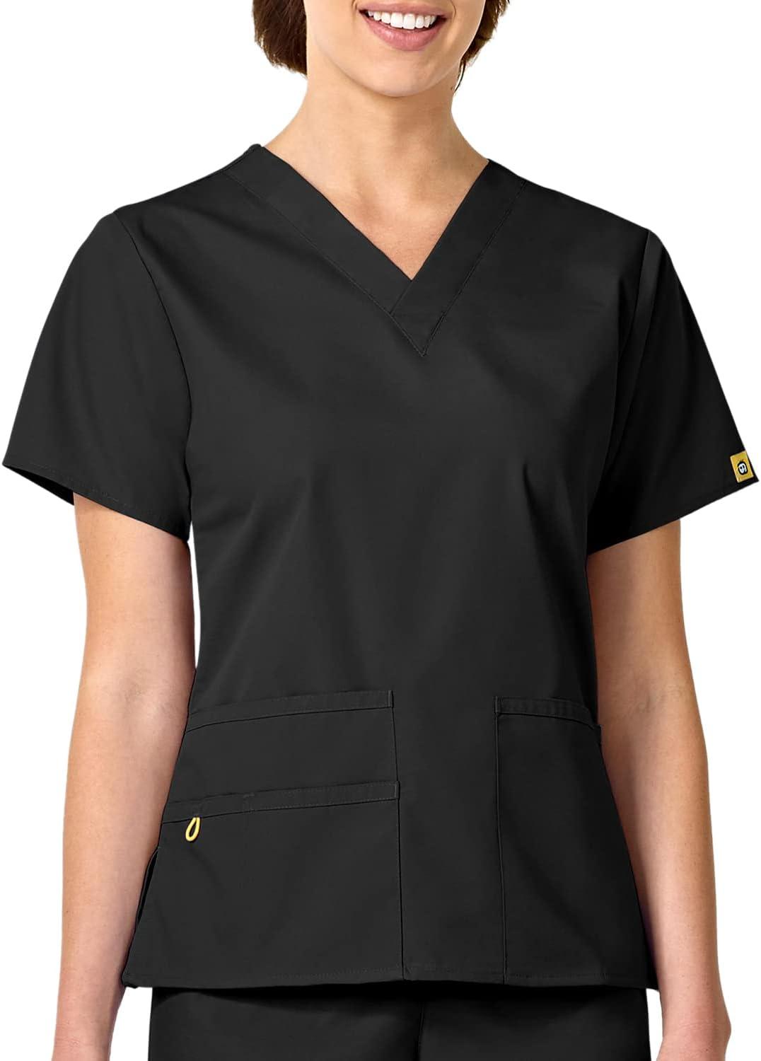 imageWonderWink Womens Origins Bravo Scrub TopBlack