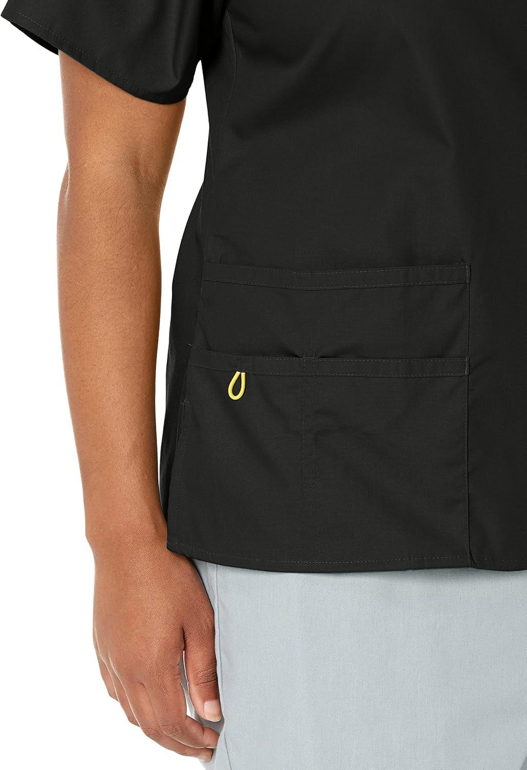 imageWonderWink Womens Origins Bravo Scrub TopBlack