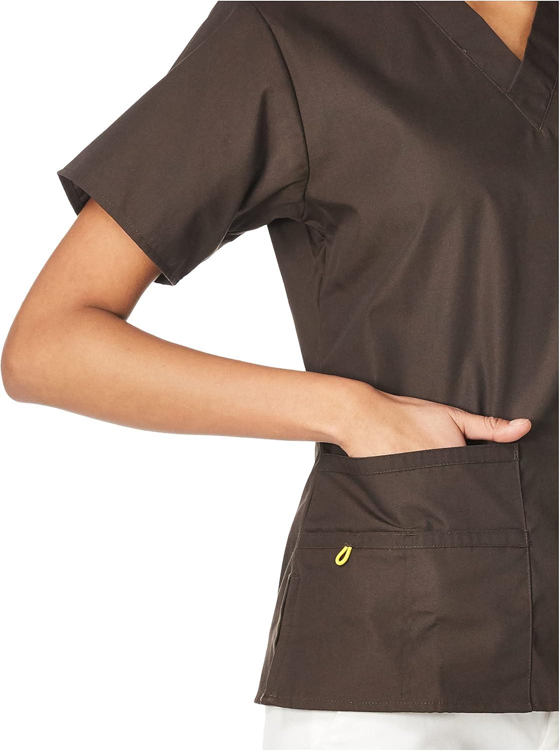 imageWonderWink Womens Origins Bravo Scrub TopChocolate