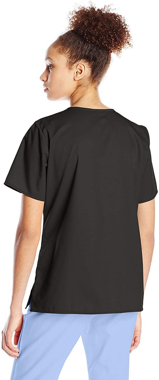 imageWonderWink Womens Wonderwork Short Sleeve Snap JacketBlack