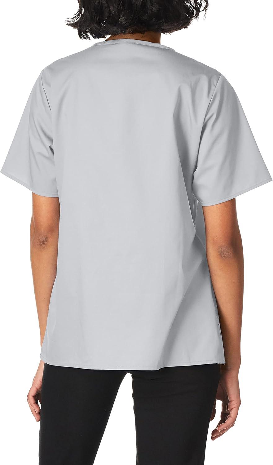 imageWonderWink Womens Wonderwork Short Sleeve Snap JacketGrey
