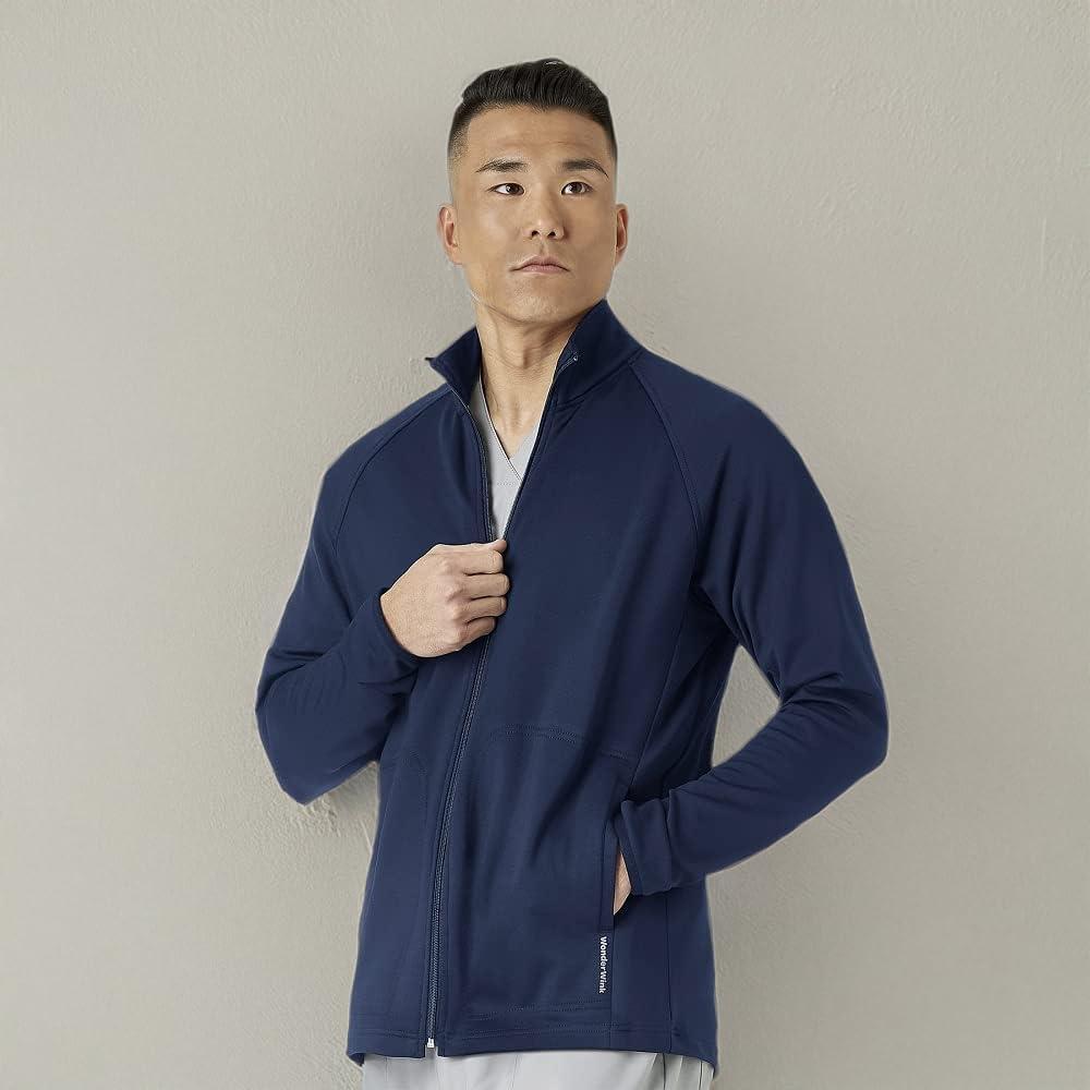 imageWonderWink mens Fleece Fullzip JacketFleece FullZip jacketPewter