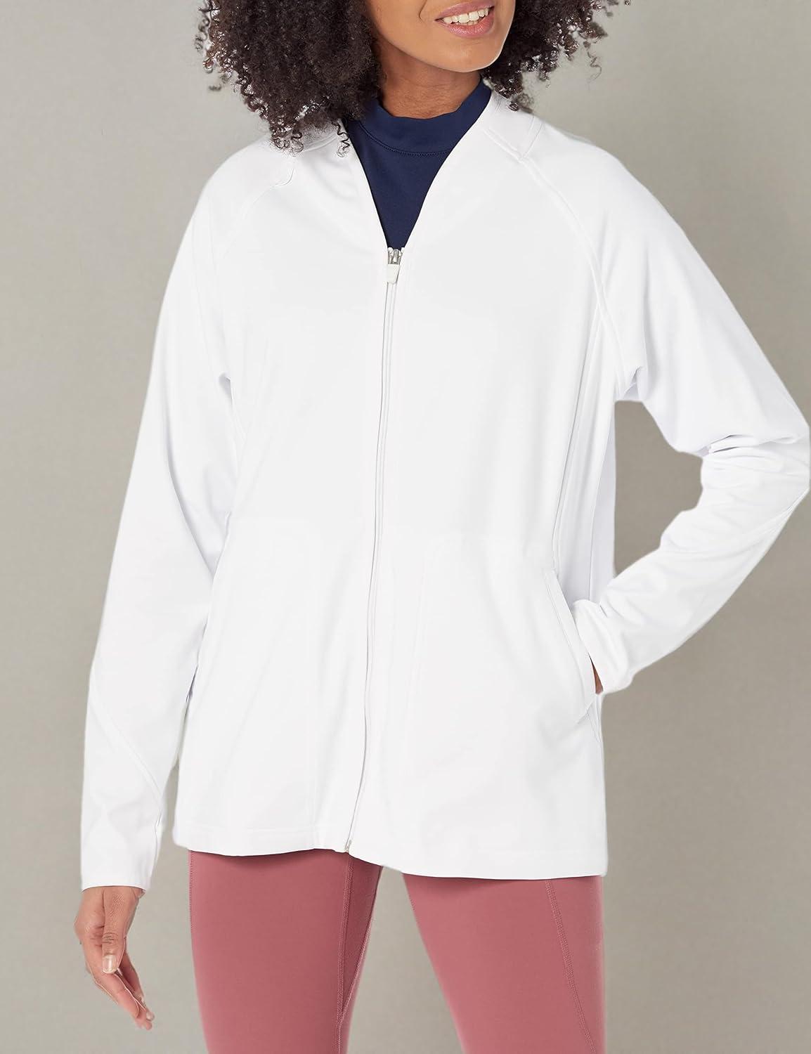 imageWonderWink womens Fleece Fullzip JacketWhite