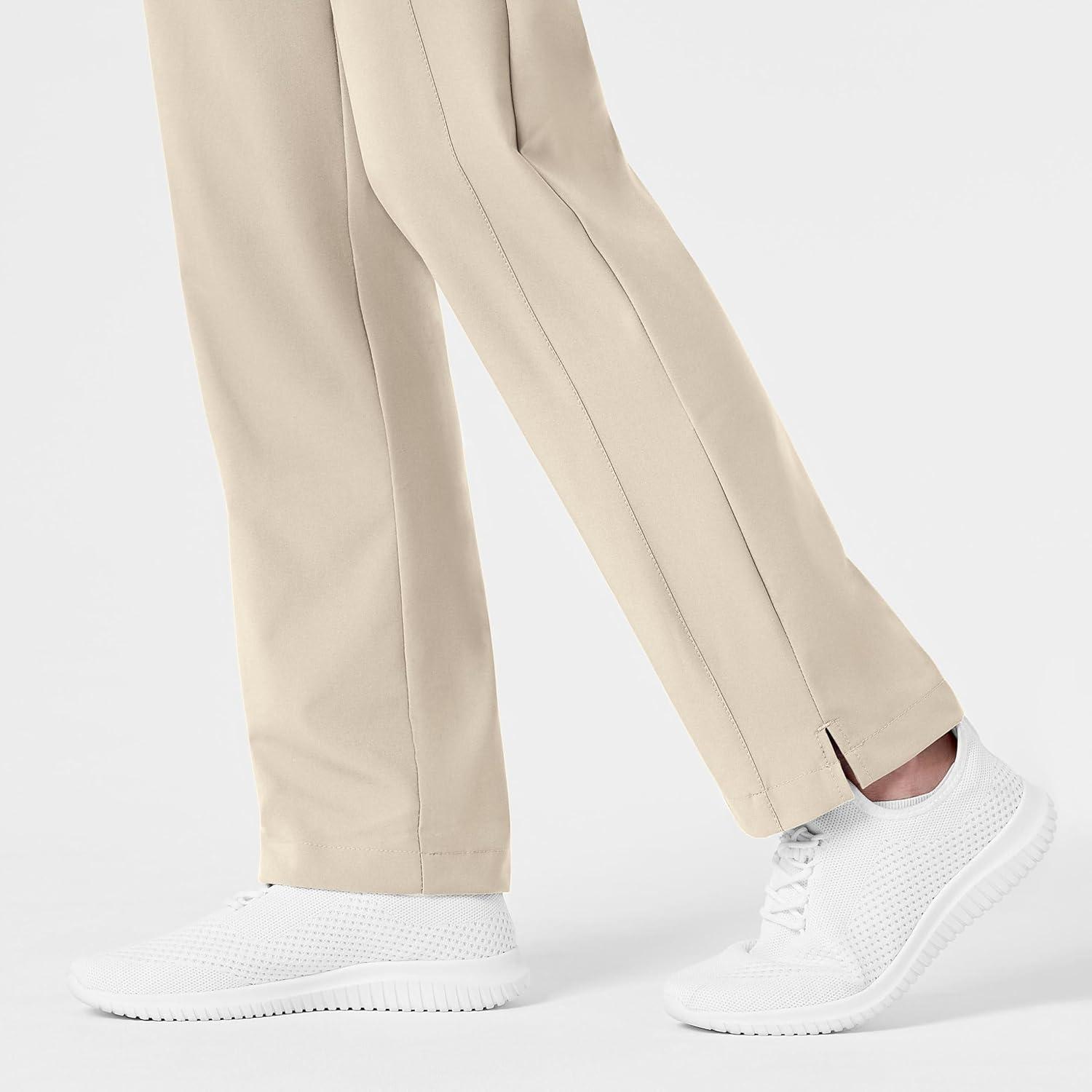 imageWonderWink womens Womens Flat Front Cargo Scrub PantKhaki