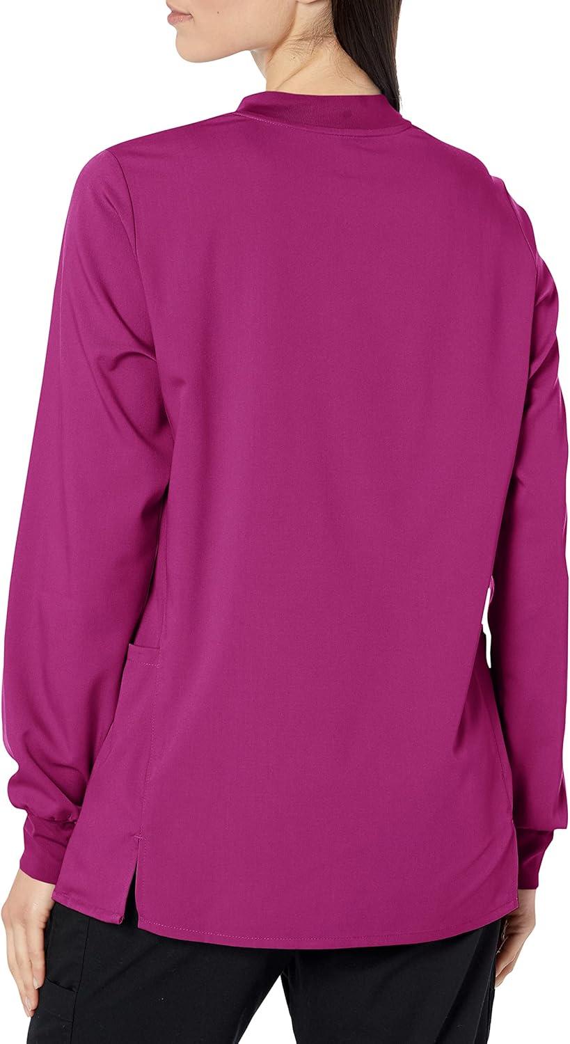imageWonderWink womens Womens Snap Front Warmup JacketWine