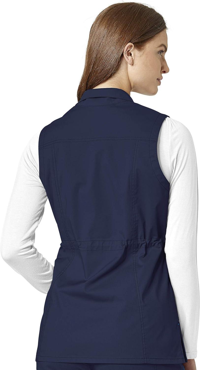 imageWonderWink womens Womens Utility Zip Front Fashion VestVestNavy