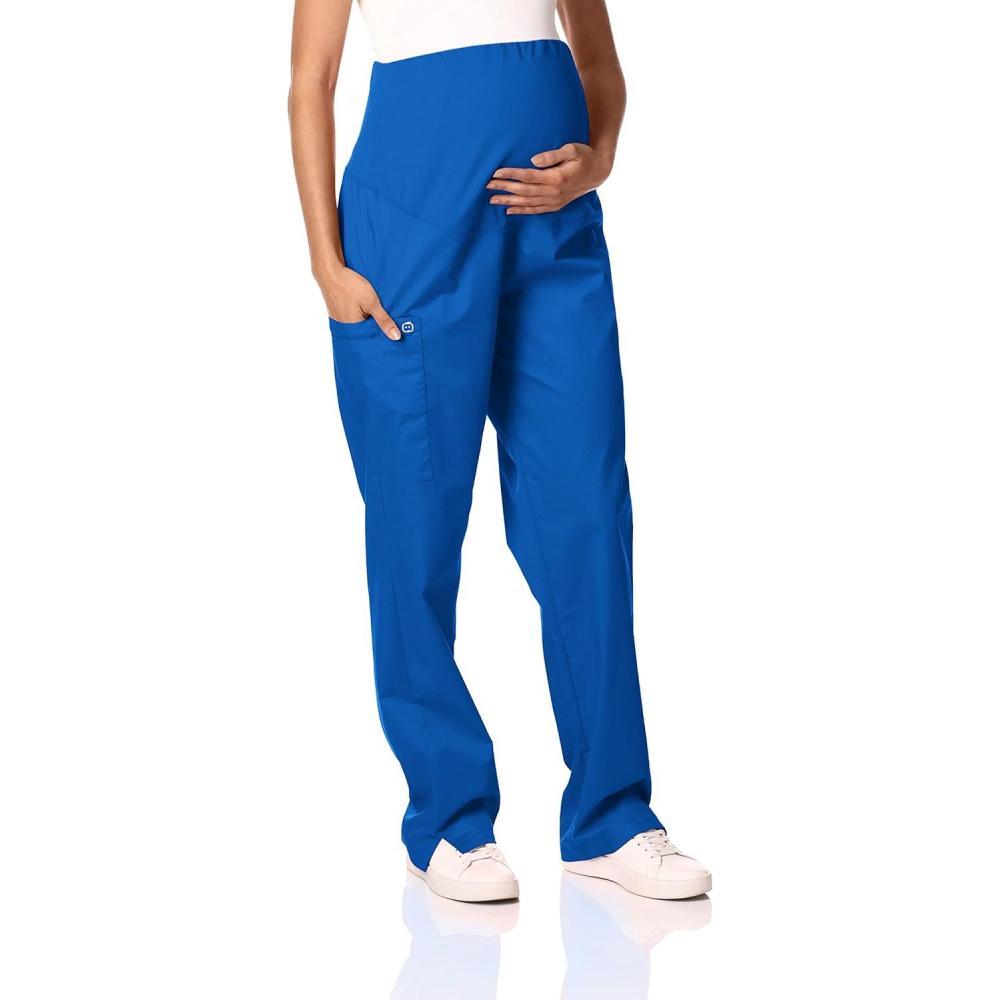 imageWink WonderWORK Scrubs for Maternity Cargo Scrub PantsRoyal