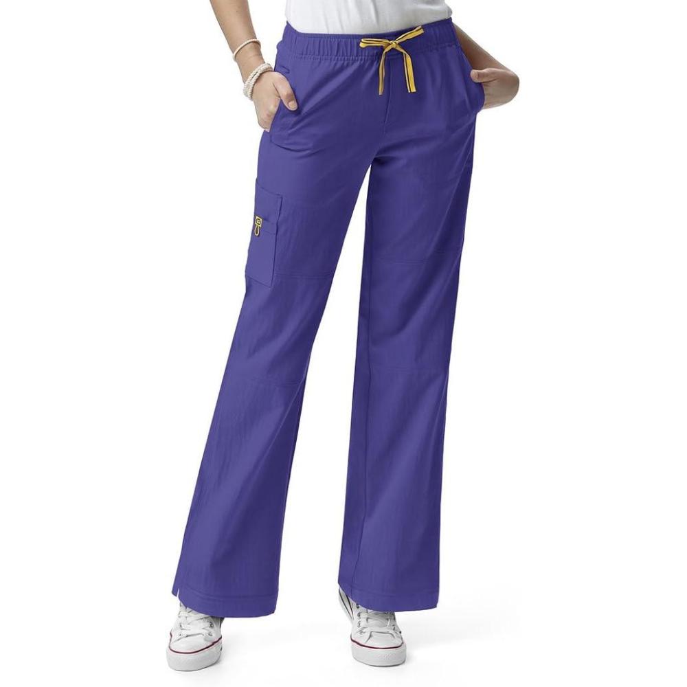 imageWonderWink Womens Four Stretch Cargo Scrub PantLavender