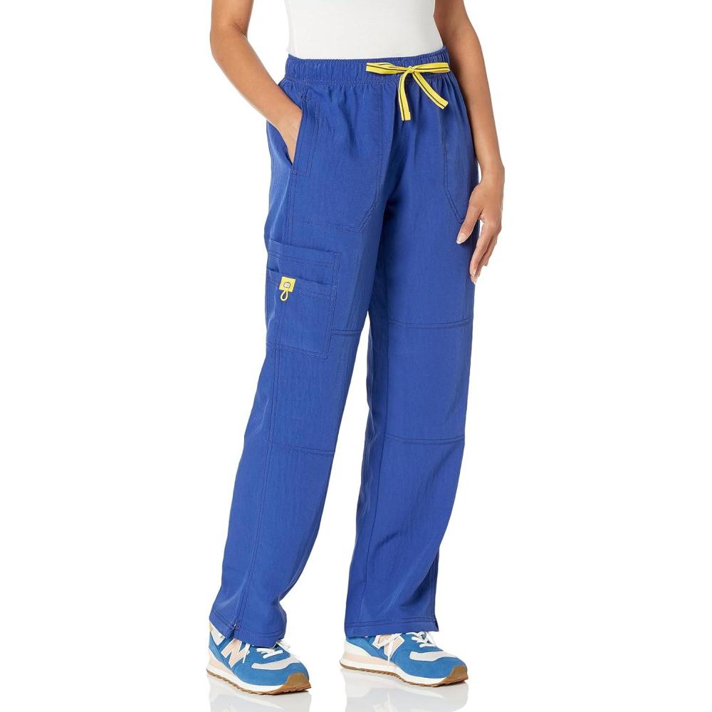 imageWonderWink Womens Four Stretch Cargo Scrub PantNavy
