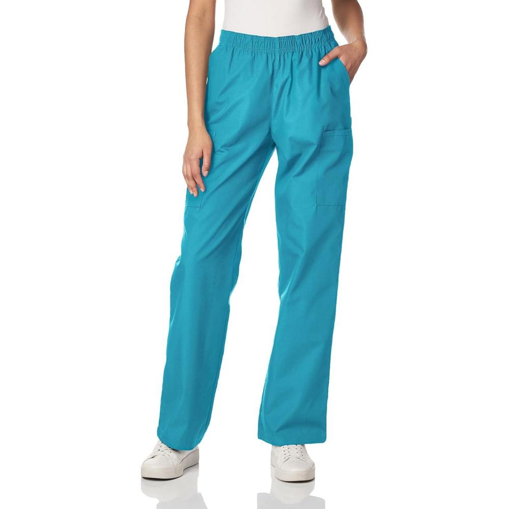 imageWonderWink Womens Origins Quebec Women Scrub PantReal Teal
