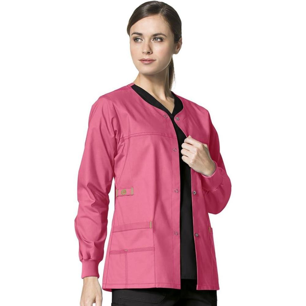 imageWonderWink Womens Wonderflex Constance Snap Scrub JacketPapaya