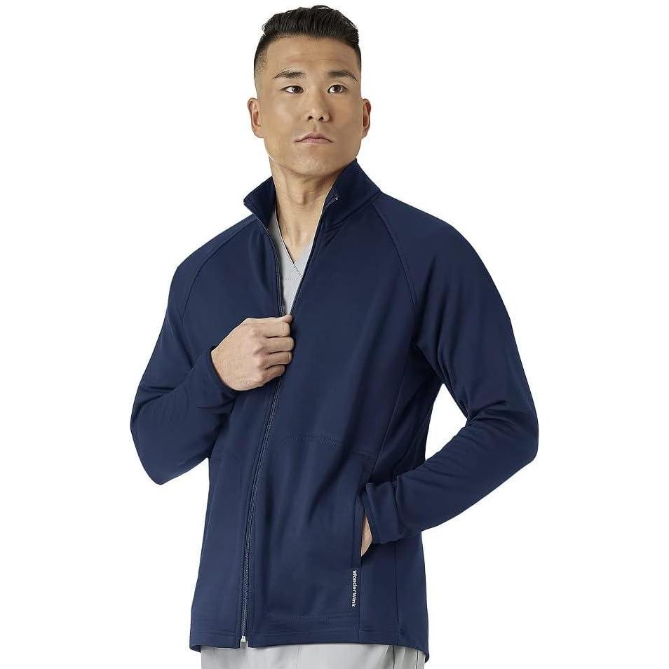 imageWonderWink mens Fleece Fullzip JacketFleece FullZip jacketPewter