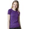 Layers Women’s Silky Knit Short Sleeve Tee(Royal)