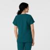Wink Scrubs for Women, W123, Classic V-Neck Tops with 2 Pockets(Caribbean Blue)