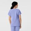 Wink Scrubs for Women, W123, Classic V-Neck Tops with 2 Pockets(Ceil Blue)