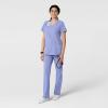 Wink Scrubs for Women, W123, Classic V-Neck Tops with 2 Pockets(Ceil Blue)