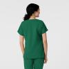 Wink Scrubs for Women, W123, Classic V-Neck Tops with 2 Pockets(Hunter Green)