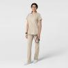 Wink Scrubs for Women, W123, Classic V-Neck Tops with 2 Pockets(Khaki)